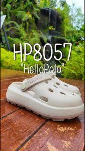 Hello Polo รองเท้าแตะผู้หญิง รองเท้าแตะชายหาด กันลื่น ทนต่อการสึกหรอ รองเท้าแตะลําลอง วัสดุ EVA ดีไซน์ระบายอากาศ HP8057