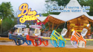 FERZ Electric Water Gun for Kids 6+ 5–7m Range 200ml Tank USB Rechargeable Water Blaster