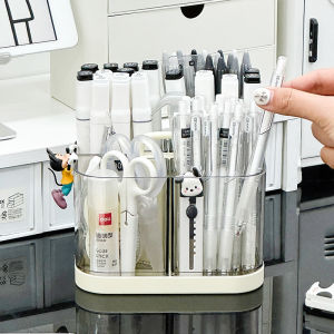 Desktop Organizer Box: A Student Dormitory Stationery Arrangement Tool and Bookshelf Miscellaneous Object Box Storage Arrangement Box