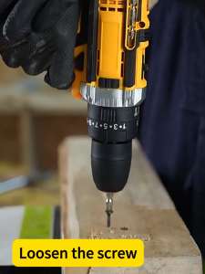 Cordless Drill 48V Hand Drill Portable Rechargeable Lithium Battery Impact Drill Concrete Wood Punch