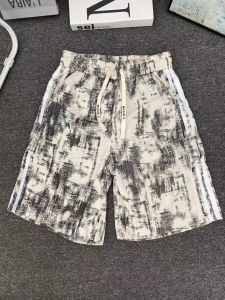 Quần Short Nam Phong Cách Mỹ Cổ Điển Thấm Nước Nhuộm Sọc Mỏng Mùa Hè Năm Đường Sọc Quần Dài Năm Điểm Quần Thể Thao Thường Ngày