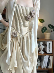 ชิค ฤดูร้อน ผู้หญิง ผ้าคลุมไหล่สั้น เสื้อโค้ท ป้องกันรังสียูวี ลำลอง สี่เหลี่ยมสไตล์การเดินทาง ปกเสื้อ แขนกุด แจ๊กเก็ตแบบบาง กระโปรง เข้ากันได้