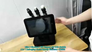 Portable 3 in 1 ultra rf co2 bubble face cleansing skin rejuvenation wrinkle removal beauty machine oxigenetion facial machine