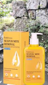 【Local Delivery】 3-in-1 Sulphur Anti-mite Shower Gel (300ml) -Oil Control Acne & Mite Removal Upgraded liquid sulfur soap plant extracts gentle and skin-friendly 300ml