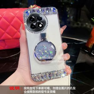 Oppo Ace2 pro Luxury Diamond Waterproof Sand Bottle Stand Mobile Phone Case Womens Style Creative Fashion Protective Cover