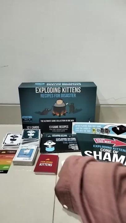 Exploding Kittens: Recipes for Disaster Kitten Board Game Card Games