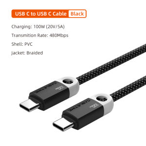 Cabletimes | CABLETIME USB Type C Cable PD 100W Fast Charging Cable USB C Date Cord 100WFor iPad MacBook Pro Xiaomi Samsung Huawei