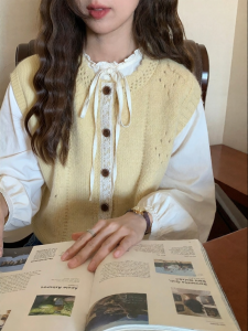 imimtuan | Áo Vest Thêu Hoa Cổ Điển Elegent Mới Thu
