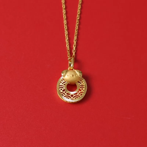 Chow Sang Sang 周生生 999 24K Pure Gold Price-by-Weight Gold Pendant 94419P