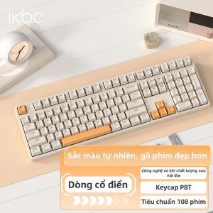 ikbc | Bàn Phím Cơ Chơi Game Gõ Êm Không Dây Có Dây 108 Phím