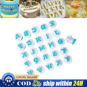 【Local delivery】 Alphabet Letter Numbers Cookie Cutters Biscuit Cooking Mold Cookie Stamps Impress Embosser Cutter Fondant Mold Cake Decorating Tools