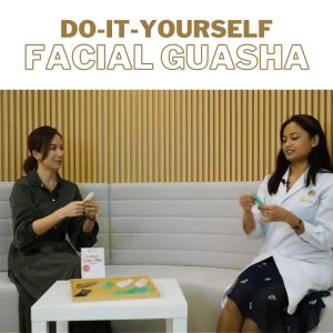 [Kin Teck Tong TCM] Rose Quartz DIY Gua Sha Tool-Flat / Facial Gua Sha / Face Lift / 刮痧板