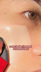 OMG Oh My Glam Coverlast Cushion 15g - Cushion Foundation Concealer Skin Tint Make Up - High Coverage Dewy Finish - Poreless Cushion - Glow Cushion - Tahan Lama Hingga 12 Jam Tanpa Oksidasi - Menyamarkan Kemerahan Bekas Jerawat dan Noda Hitam