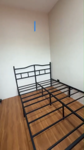 Minos Carbon Steel Bed Frame Family Double Bed Durable Steel Bed Frame Large Storage Bed Frame