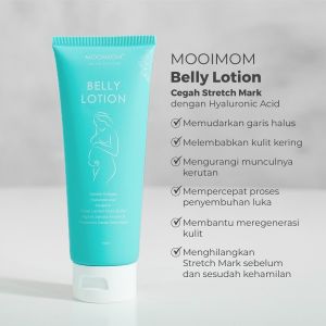 MOOIMOM Belly Lotions Cegah Strecth Mark - Natural Skin Protector Lotion
