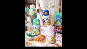 BeddyBear Starlight Series Double Drink Thermal Insulated Vacuum Flask 540ml