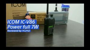 Bisa COD HT ICOM v86 handy talky ht icom v 86 7 watt Free Headset Earset walkie talkie v86 bergaransi / ht jarak jauh