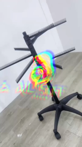 ชั้นวาง ชั้นวางผม รถเข็นเสริมสวย ชั้นวางต่อผม รถเข็นต่อผม รถเข็นทำสีผม ชั้นวางอุปกรณ์สำหรับร้านเสริมสวย แบบปรับความสูงได้ มีล้อ ชั้นวางผมถักเปีย สำหรับช่างถักผม ช่างทำผม salon trolley