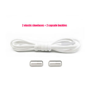 Elastic No Tie Shoelaces Semicircle Shoe Laces For Kids and Adult Sneakers Shoelace Quick Lazy Metal Lock Strings Rope Round