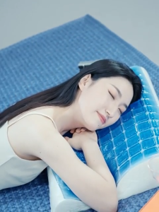 10/12cm สองความสูง หมอนเพื่อสุขภาพ หมอนเจลเพื่อสุขภาพ การยศาสตร์ นอนหงายปกป้องคอ นอนตะแคงปกป้องไหล่ บรรเทาความเจ็บปวด