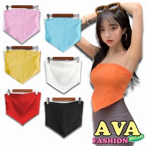 AVAFASHION🧸เกาะอกทรงสามเหลี่ยม เกาะอกวินเทจ เกาะอกใส่ไปทะเล มี7สี