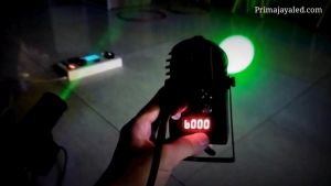 FAST DELIVERY Illumsolid Lampu Sorot LED RGB Dekorasi Disco Spotlight EU Plug DMX512 30W 240V