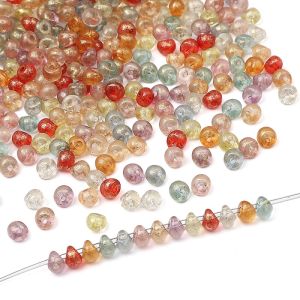Acrylic Pearlescent Water Drop Beads for DIY Jewelry Making Bracelet Phone Chain Accessories