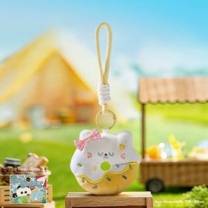 LONGKUI | Question Mark Shaped Bag Charm Keychain Cute Plush Ornament