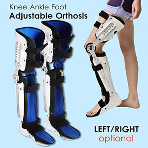 Knee Orthosis Support Joint Stabilizer Hinged Knee Brace Fracture Fixed Guard Splint Leg Protector Fully Adjustable Calf Ankle Foot Fixed Bracket - Universal
