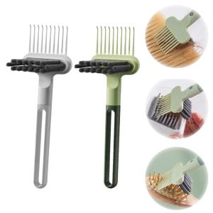 2-in-1 Hairbrush Cleaner Tool Pet hair for Removing Embedded Hair and Dust Comb Embedded Cleaning Tools Accessories