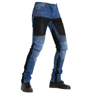 Mens KOMINE Motos PK719 Jeans Ocio Motocicleta Hombres Fuera De Carretera Al Aire Libre Jean/pantalones De Ciclismo Con Equipo De Protección Y Malla