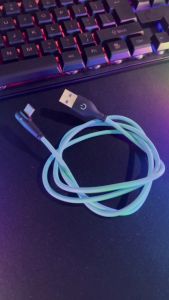 KIVEE สาย USB 66W สายชาร์จเร็วจอแสดงผลดิจิตอลมุมขวาศอกเกมสำหรับ IPhone15 USB ประเภท C สายเคเบิลข้อมูลสายชาร์จเร็วสำหรับ Samsung/Huawei/OPPO