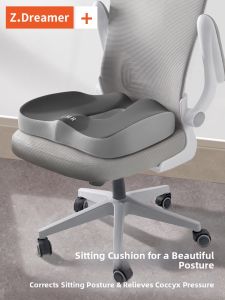 ZHIMENGREN | Ergonomic Breathing Memory Foam Cushion for Prolonged Sitting Office Use