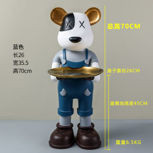 Creative Bear Tea Table Light Luxury Cartoon Living Room Sofa Side Side Table Side Cabinet Side Cabinet Side Cabinet Corner Table Bedroom Bedside Side Table