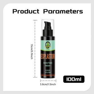 Car Plastic Leather Restorer Back to Black Gloss Car Cleaning Products Leather Restorer Polish and Repair Coating RG310