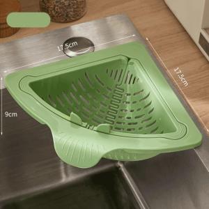 EELHOE | Corner Sink Drainer Basket Magnetic Kitchen Storage Rack Sink Drain Strainer Basket For Trash Food Waste LeftoversUniversal Box