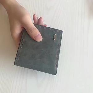 Dompet Lelaki Short Wallet Multi card Slot Leather Business High Quality Short bifold Men Wallet