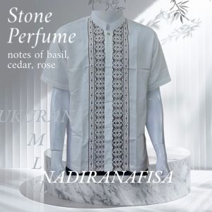 BAJU KOKO MUSLIM BORDIR LENGAN PENDEK HARGA GROSIR MURAH MERIAH/SERAGAM BAJU KOKO  PRIA TERBARU