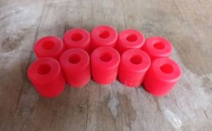 polyurethane Pu merah ukuran custom