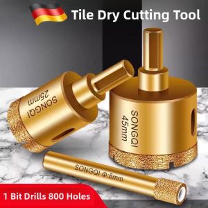 MONLEYTA | German Diamond Drill Bit For Glass Rock Tile Marble Drilling Tool Magnetic Tile Hole Opener Special Sandstone For Ceramic Tiles