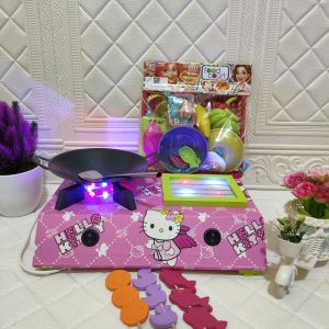 MAINAN ANAK PEREMPUAN KOMPOR LED MASAK MASAKAN KOMPOR BISA NYALA