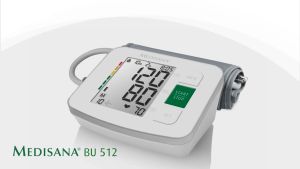 Máy Đo Huyết Áp Điện Tử Medisana BU512 Máy Đo Huyết Áp Cổ Tay Hiển Thị Chính Xác Nhịp Tim Tâm Thu Tâm Trương Bảo Hành 12 Tháng Nhập Đức