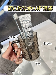 Luxury Aesthetic Toothbrush Cup Dental Care Organizer for Couples And Students Bathroom Essential Plastic Toothpaste Holder