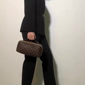 224uurich Summer new r style old flower portable cosmetic bag portable cosmetic bag