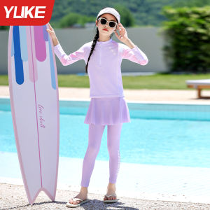 YUKE | Training Swimwear for Girls Separate Long Sleeve