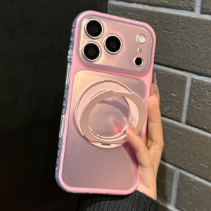 AI Button Magnetic Rotating Stand Phone Case