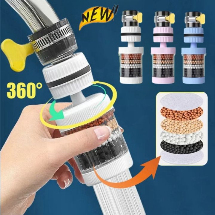 New 360° Rotation Water Faucet Filter Household Kitchen Faucet Mini Tap ...