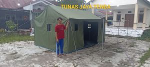 TENDA POSKO TERAS 4x4x2.2 KAP 12 ORANG LION D300 FULLSET