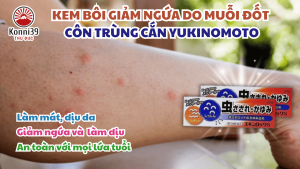 KEM BÔI GIẢM NGỨA VẾT MUỖI ĐỐT VÀ CÔN TRÙNG CẮN YUKINOMOTO NHẬT BẢN (TUÝP 20GR)