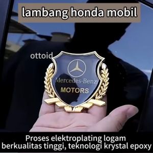 XYKJ Lambang Honda Mobil Stiker Mobil 3D Hidup Timbul Stiker Emblem Honda Toyota Daihatsu VIP